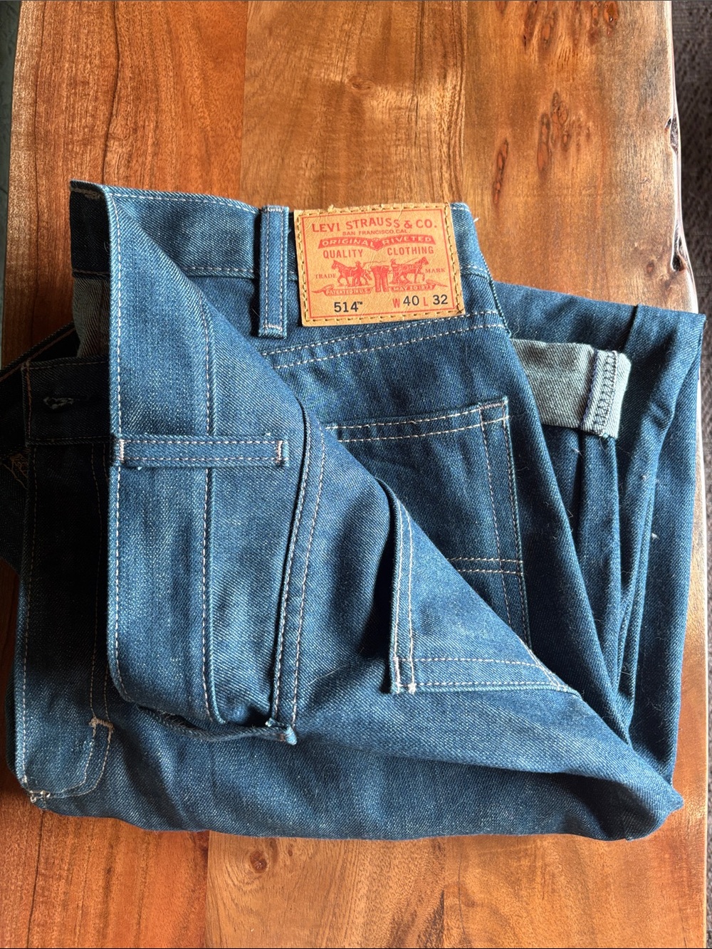 Levi's Men's Relaxed Fit Jeans in Classic Blue Denim